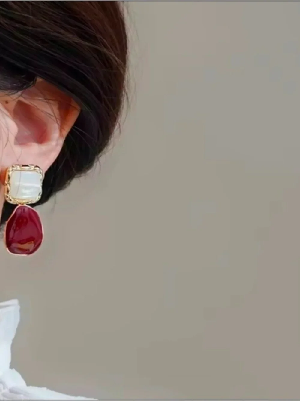Anthropologie gold tone